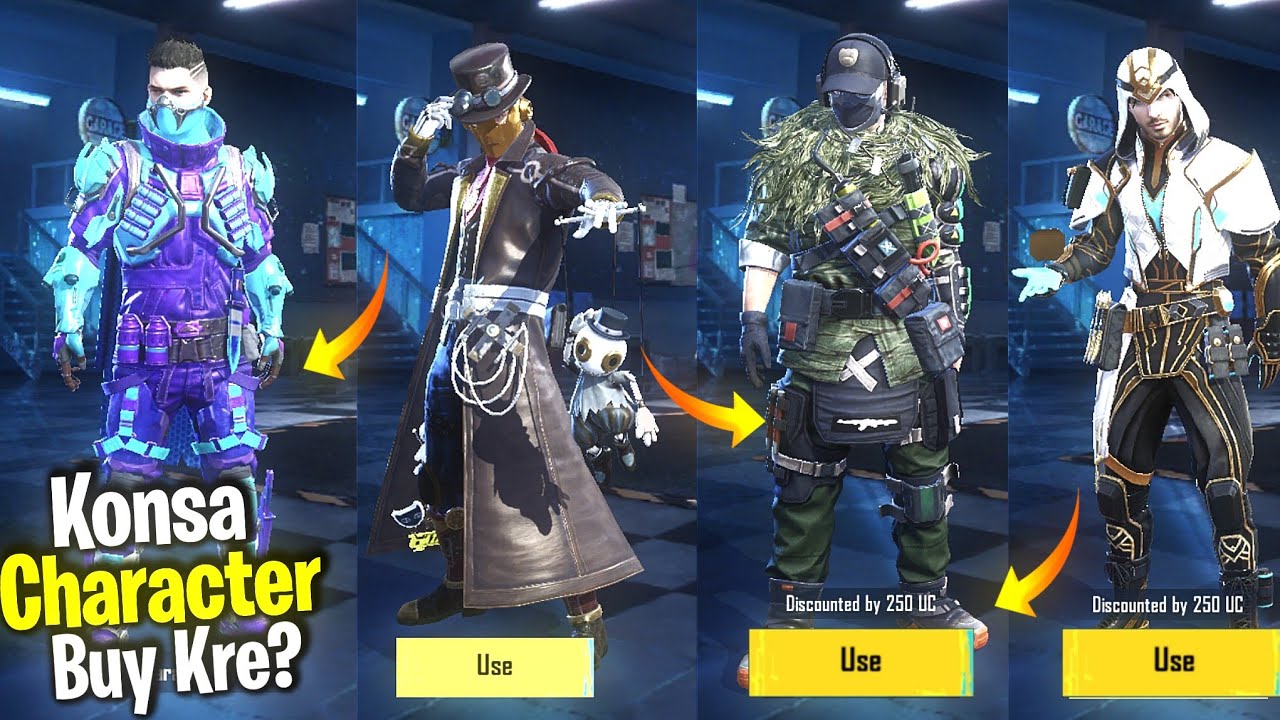 😱 Which is Best Characters in Bgmi | Best Characters In Bgmi For Purchase| Must watch