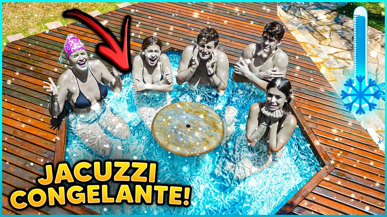 ÚLTIMO A SAIR DA JACUZZI DE GELO GANHA 5000 R$!! [ REZENDE EVIL ]