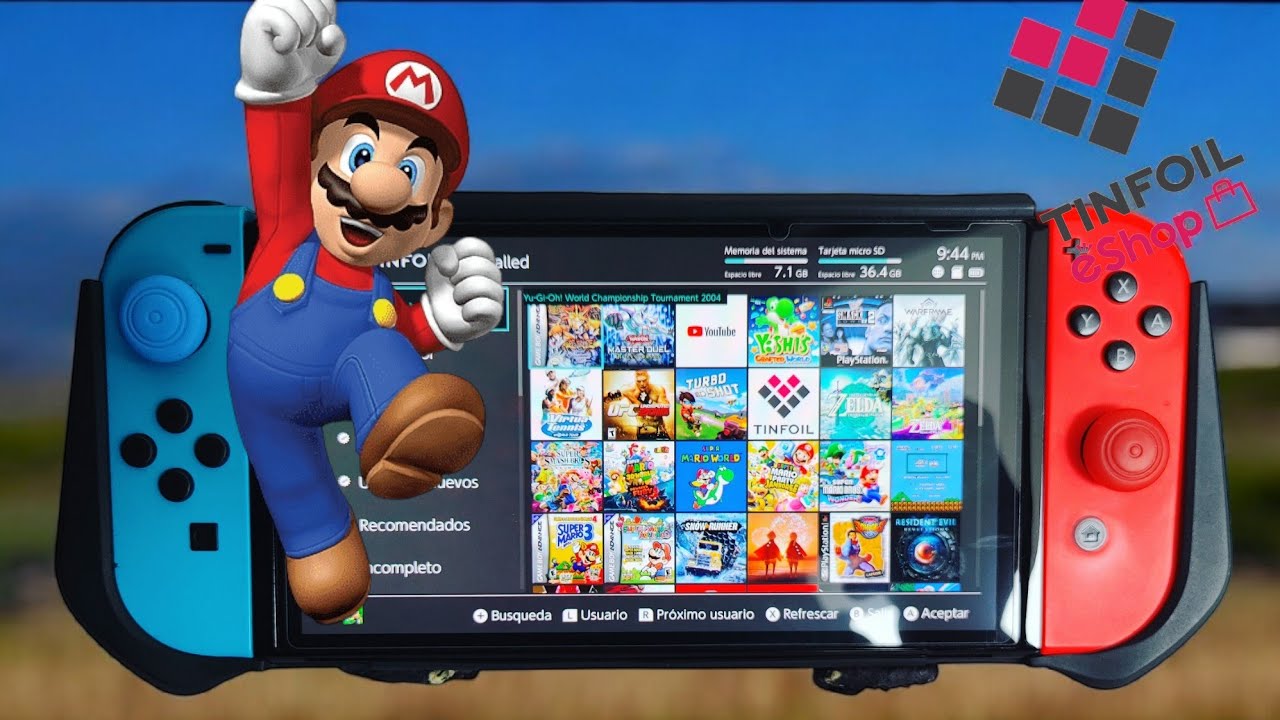 descargar juegos gratis en nintendo switch con tinfoil bien explicado ,nontendo switch