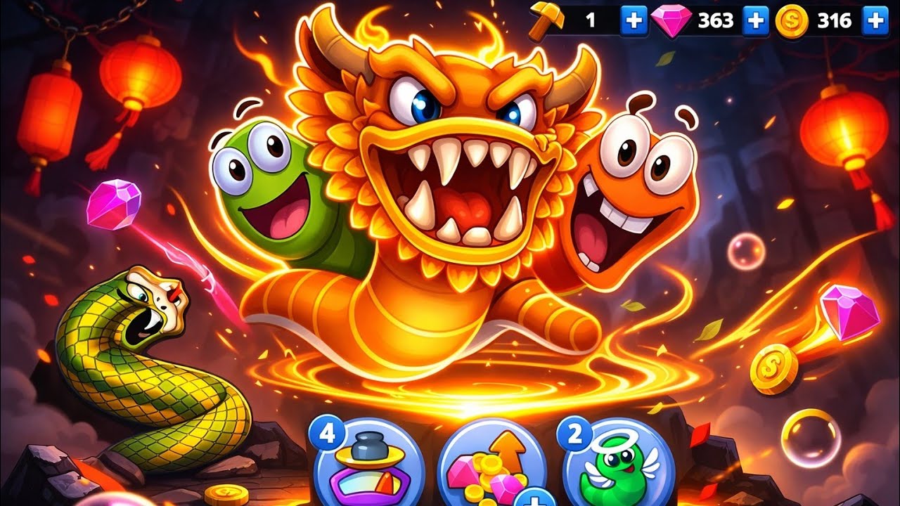 🐛 This Dragon Worm is UNSTOPPABLE! 🐉🔥