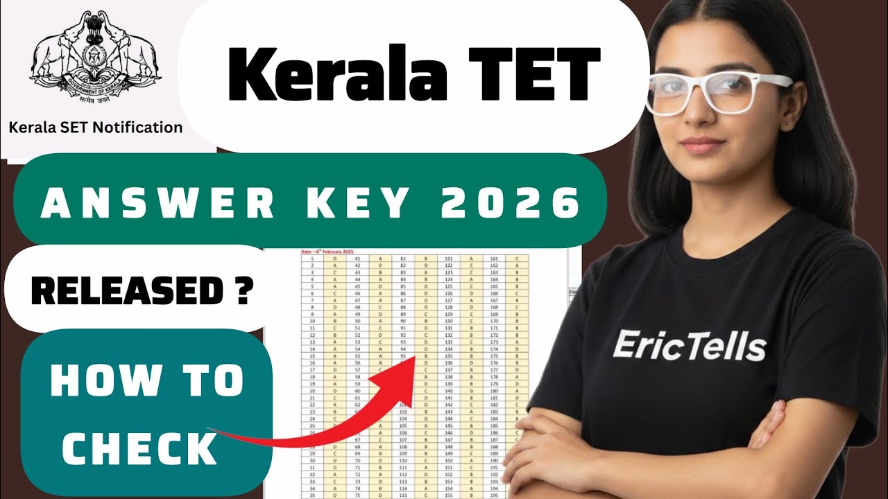 ktet 2026 answer key | kerala tet answer key 2026