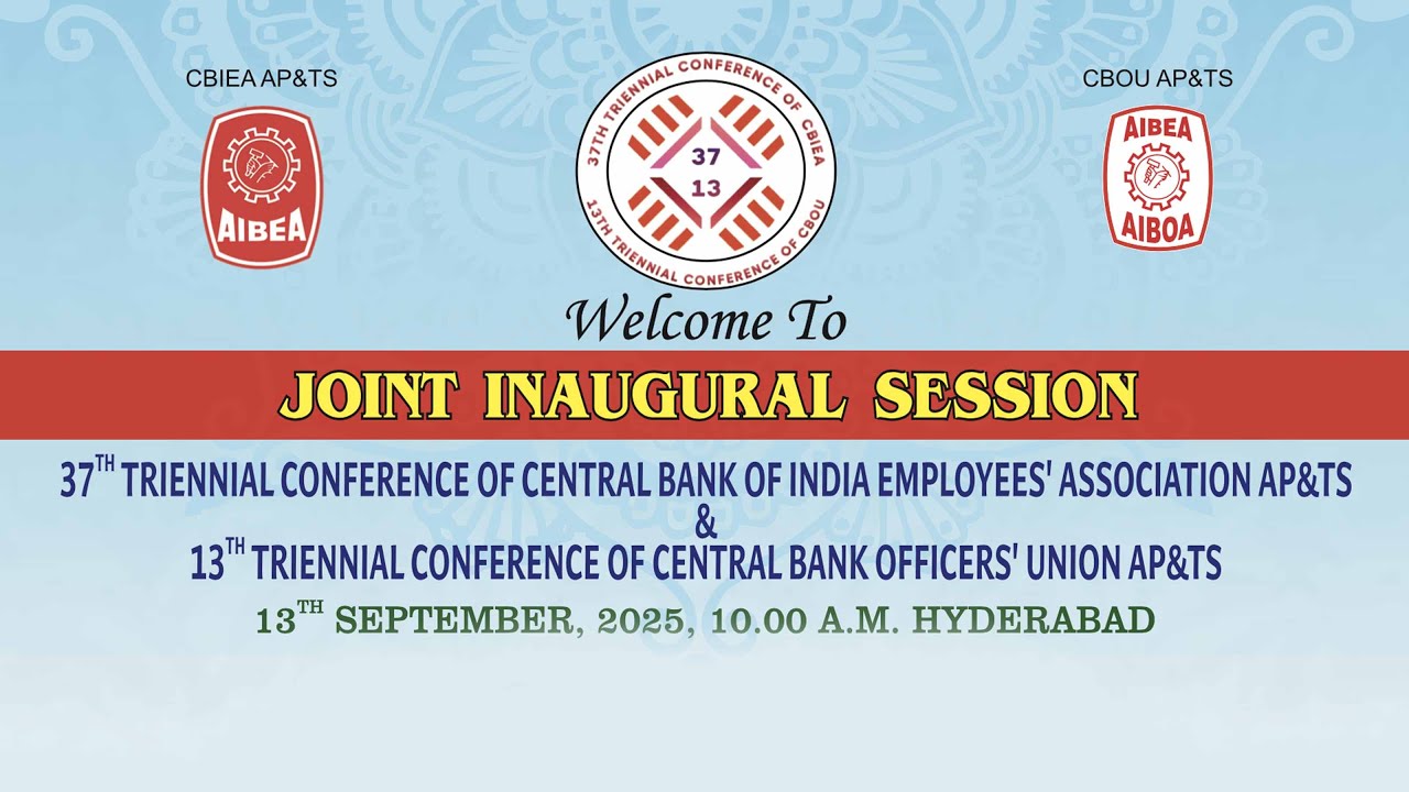 37TH TRIENNIAL CONFERENCE OF CBIEA AP&TS & 13TH TRIENNIAL CONFERENCE OF CBOU AP&TS