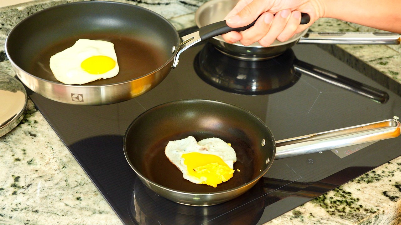 Frigideira antiaderente Tramontina e Electrolux vale a pena? Cooktop de Indução.