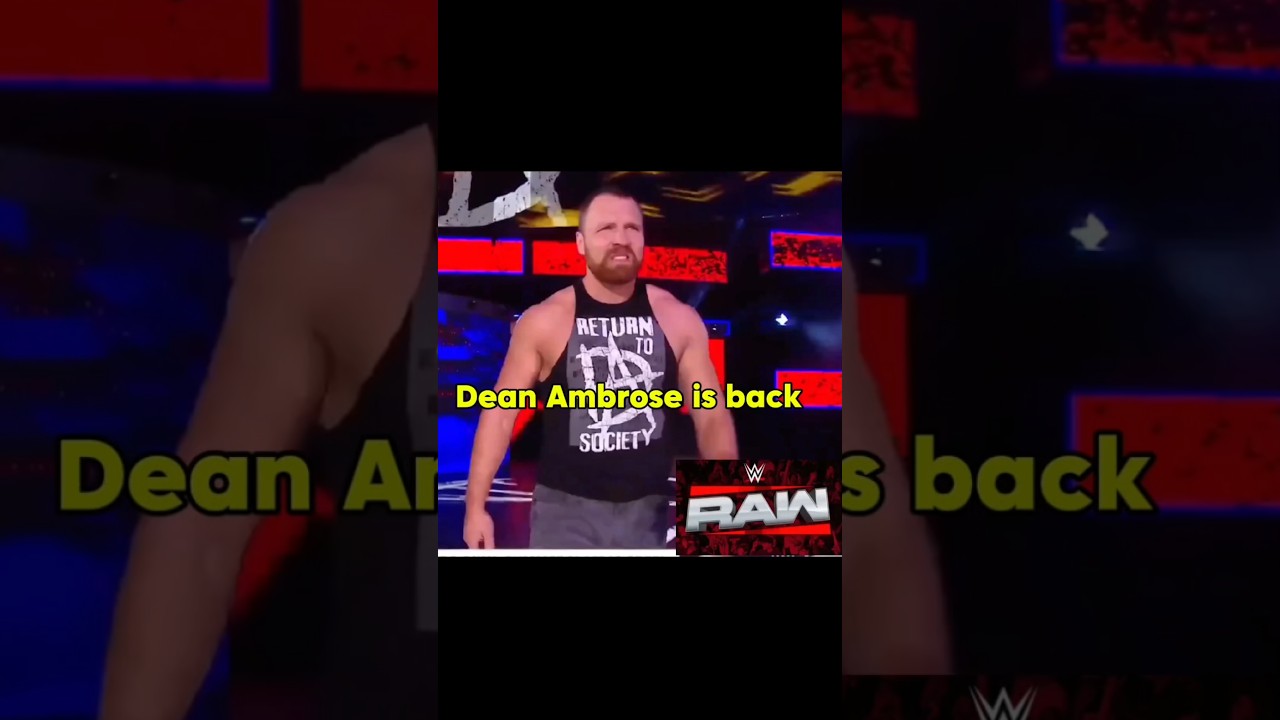 Dean Ambrose returns on WWE Raw 9 Sept 2025 WWE Raw highlights today #wwe #wwehighlights #wweraw