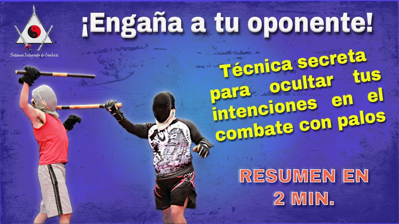 ¡Sorprende a tu oponente! Oculta tus ataques con esta técnica en dos minutos. SIC-Kali / DBMA