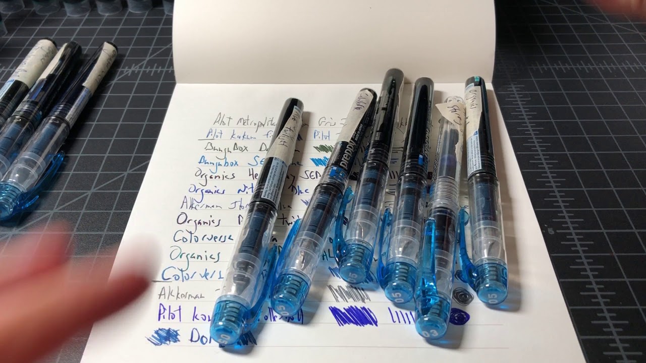 Best Fountain Pen Inks: Colorverse vs Bungubox vs Organics Studio