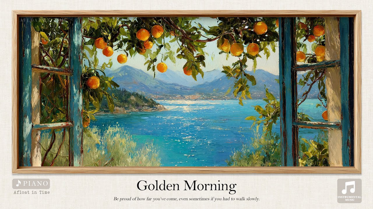 🍊 Golden Morning | Peaceful Piano Music for Relaxation, Focus, Reading, Study & Inner Calm