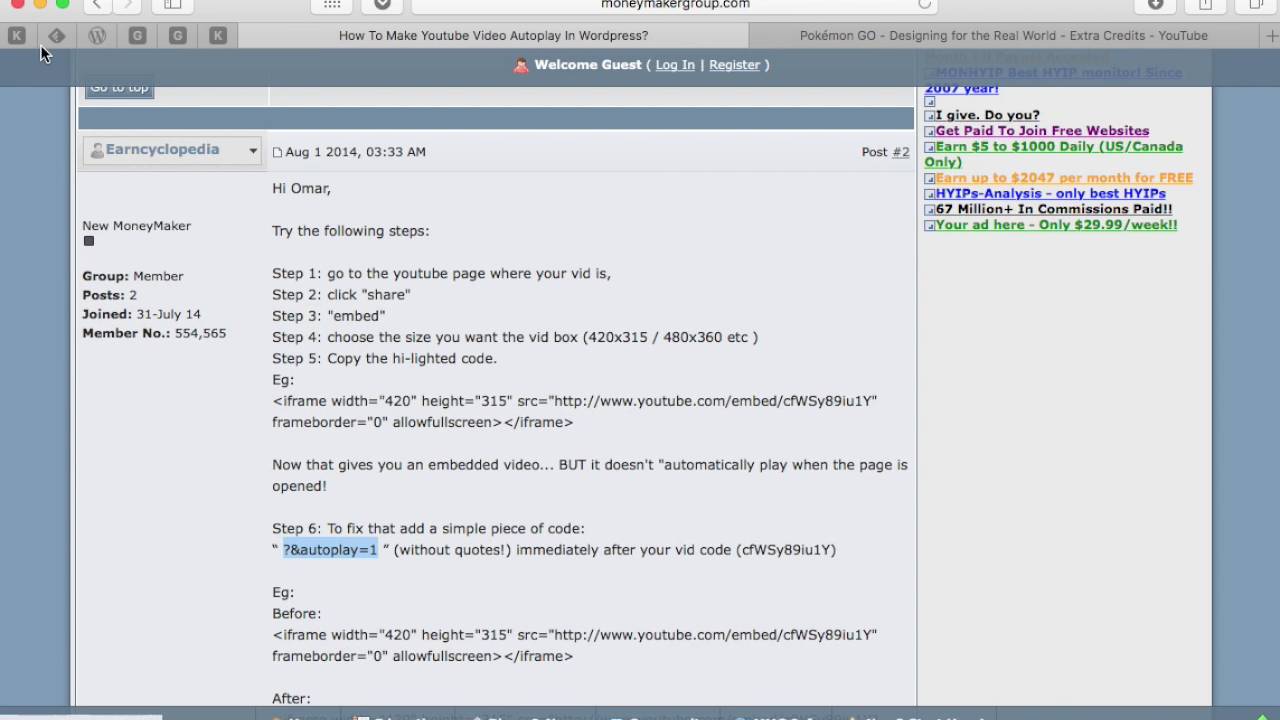 How-To Autoplay YouTube Videos in WordPress
