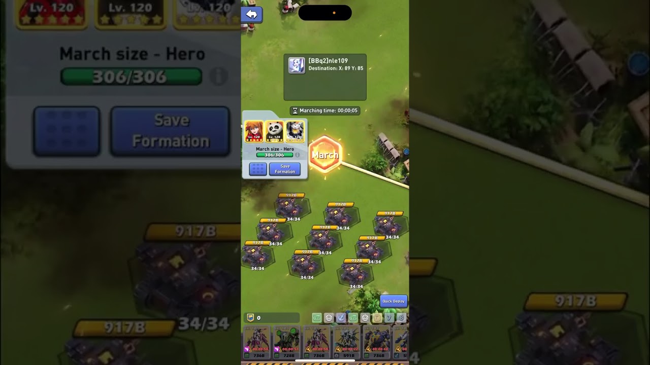 Top War Battle of Legends 1508 VS 1508 Civil War #TopWar #TitanCanyon
