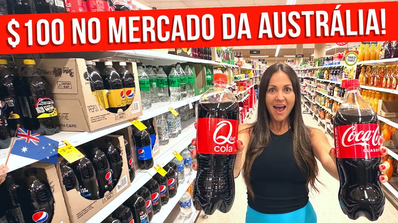 PREÇOS NO SUPERMERCADO DA AUSTRÁLIA I CUSTO DE VIDA PARA BRASILEIROS