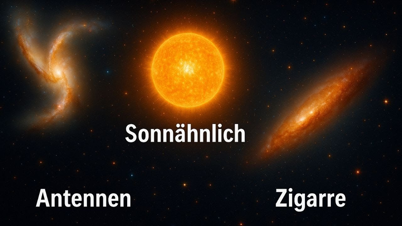 Von den kollidierenden Antennengalaxien zu den goldenen Spiralen der Sonnenblumengalaxie und den Stu