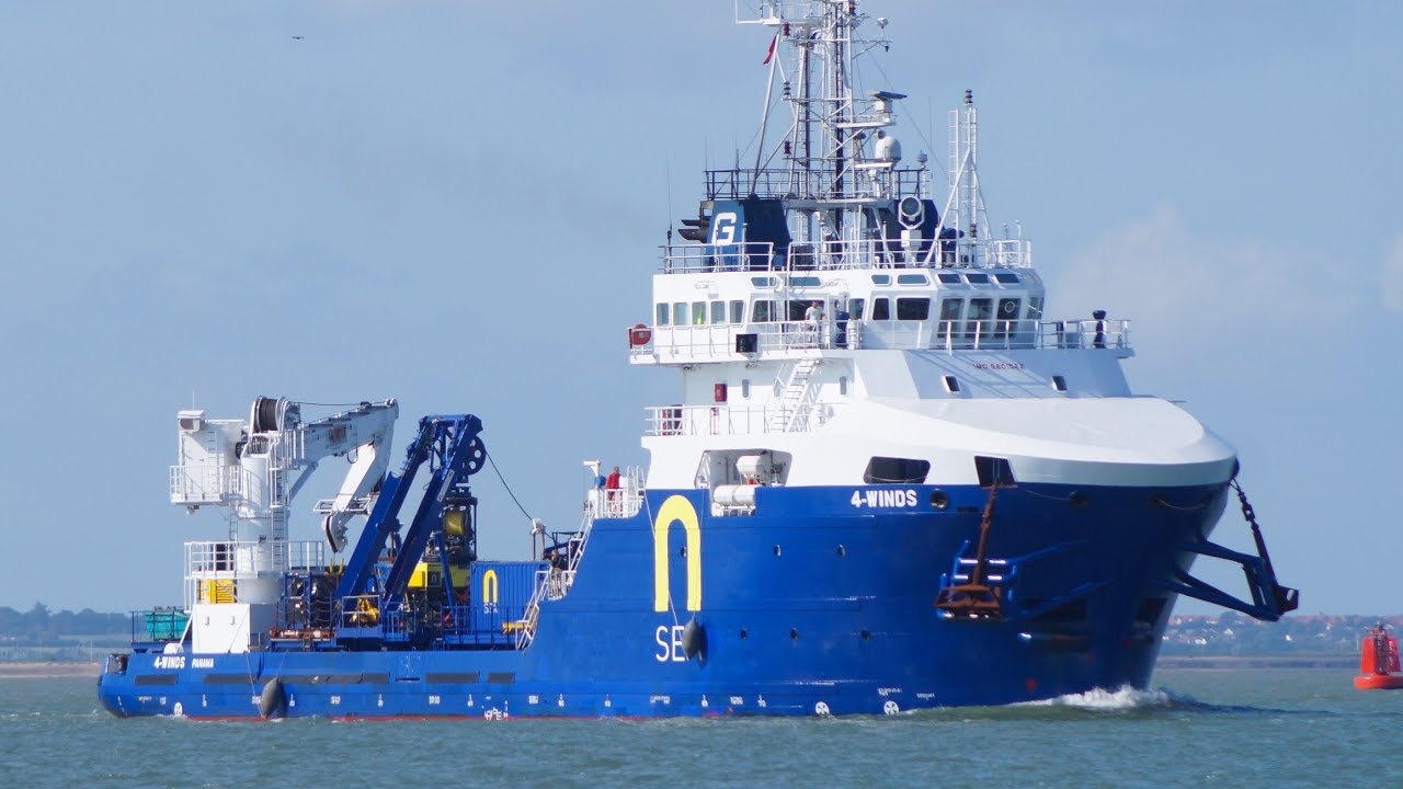 4 WINDS - Offshore support vessel inbound to harwich 🇬🇧 26/7/24