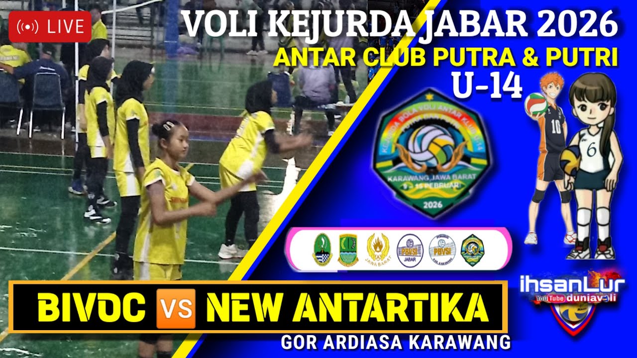 LIVE NEW ANTARTIKA🆚 BIVOC | KEJURDA JABAR 2026 KARAWANG VOLLEYBALL