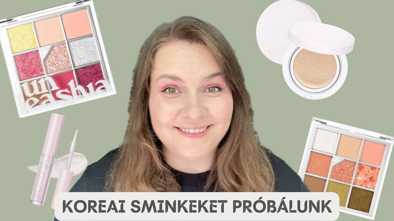 Koreai sminkeket próbálunk - sminkelj velem! | Smink-Sarok