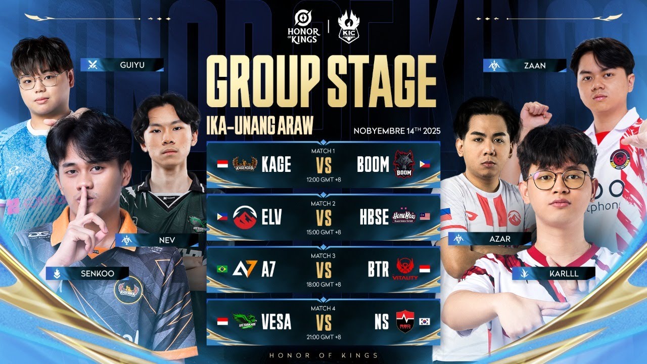 [FIL] KIC2025 | Group Stage Day 1