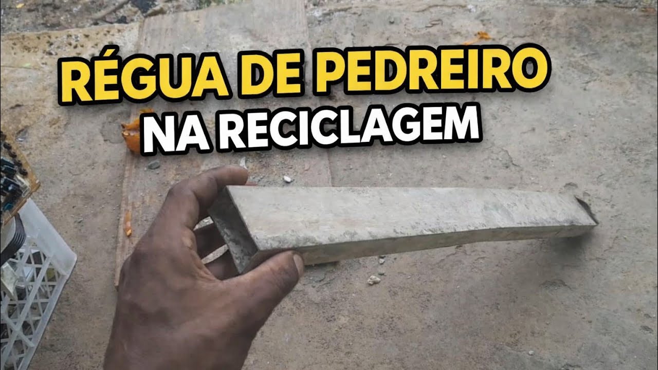 RÉGUA DE PEDREIRO - QUAL ALUMÍNIO É