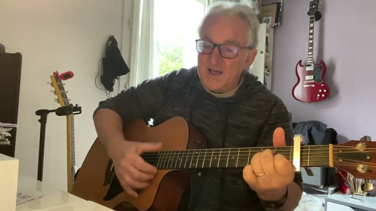 Tuto guitare «  VESOUL «  de Jacques BREL.. facile 👍