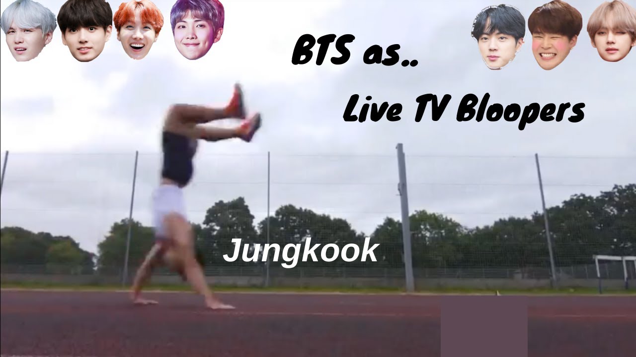 BTS as live tv bloopers