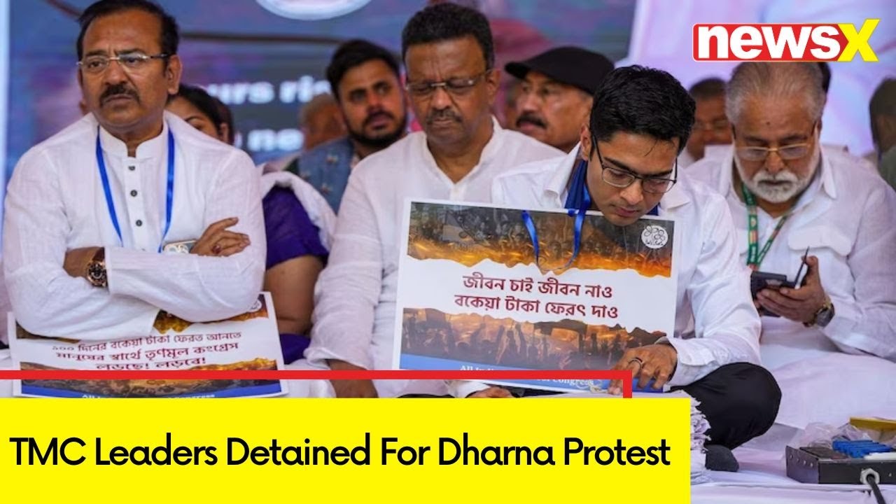 TMC Leaders Detained For Dharna Protest | Alleges BJP Is Misusing The Agencies  | NewsX