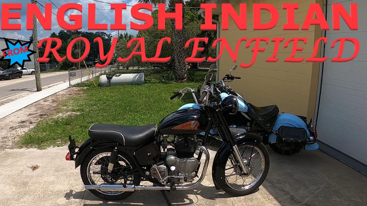 FAKE INDIAN MOTORCYCLES FROM THE UK - A ROYAL ENFIELD INDIAN FROM 1955