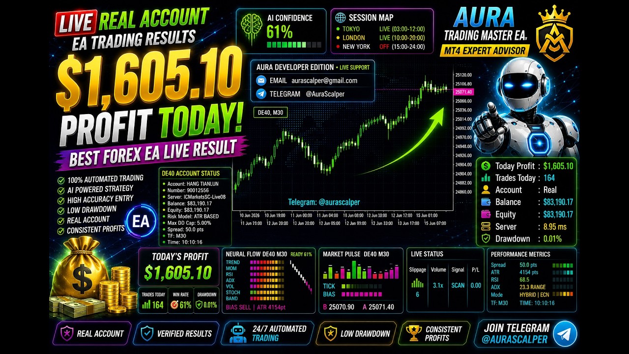 🥇Automated Forex EA Crushing The Market 🔥