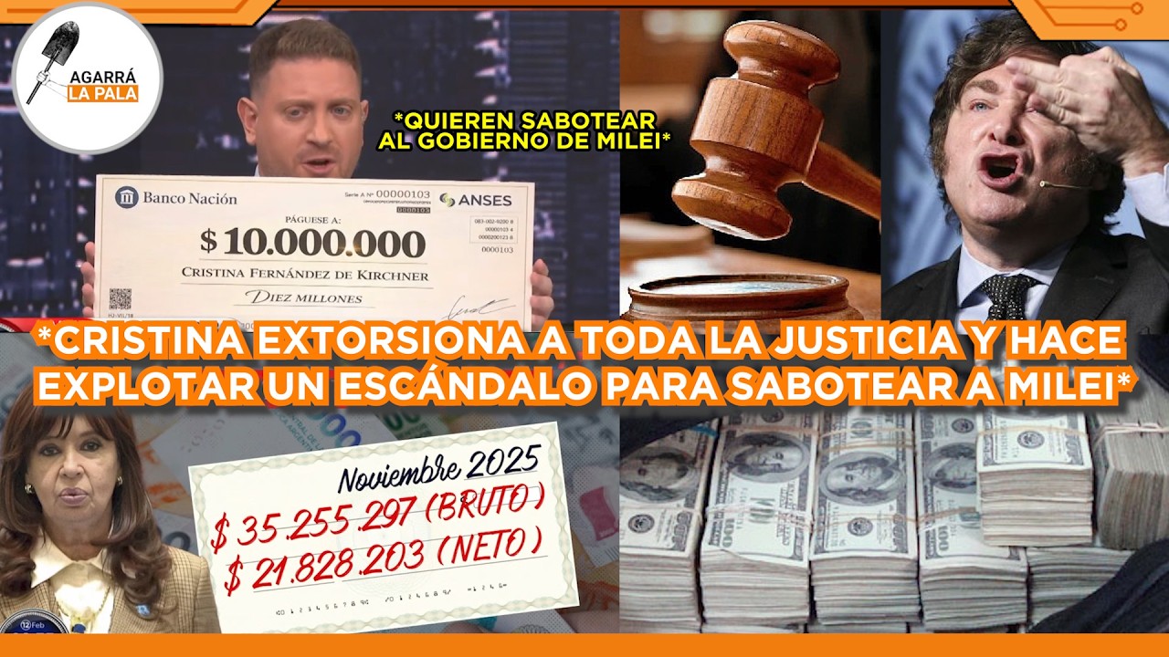 CRISTINA HACE EXPLOTAR ESCÁNDALO EN LA JUSTICIA QUE SE BAJA LOS PANTALONES PARA SABOTEARLO A MILEI