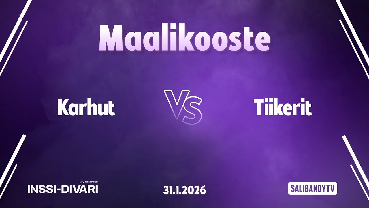 Maalikooste: Karhut - Tiikerit (Inssi-Divari M)