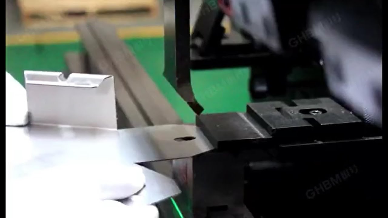 GHBM GH 3512 Upstroke press brake machine with 1200mm working length and 35ton working pressure