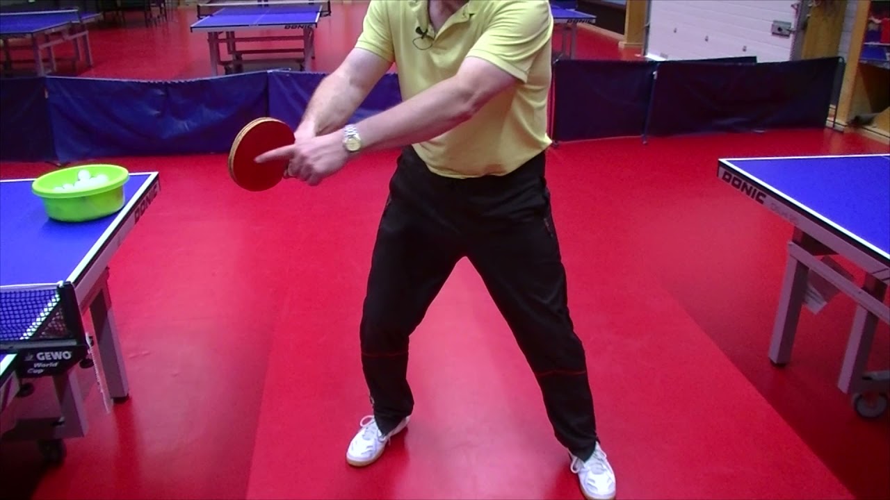Table tennis ; weight transfer versus rotation in Table Tennis