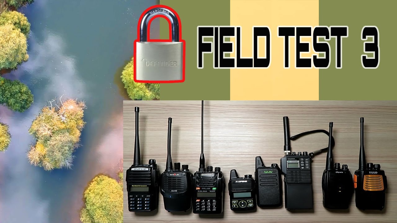 LOCKDOWN RADIO FIELD TEST EPISODE 3 - 8 RADIOS TESTED IN A FIELD