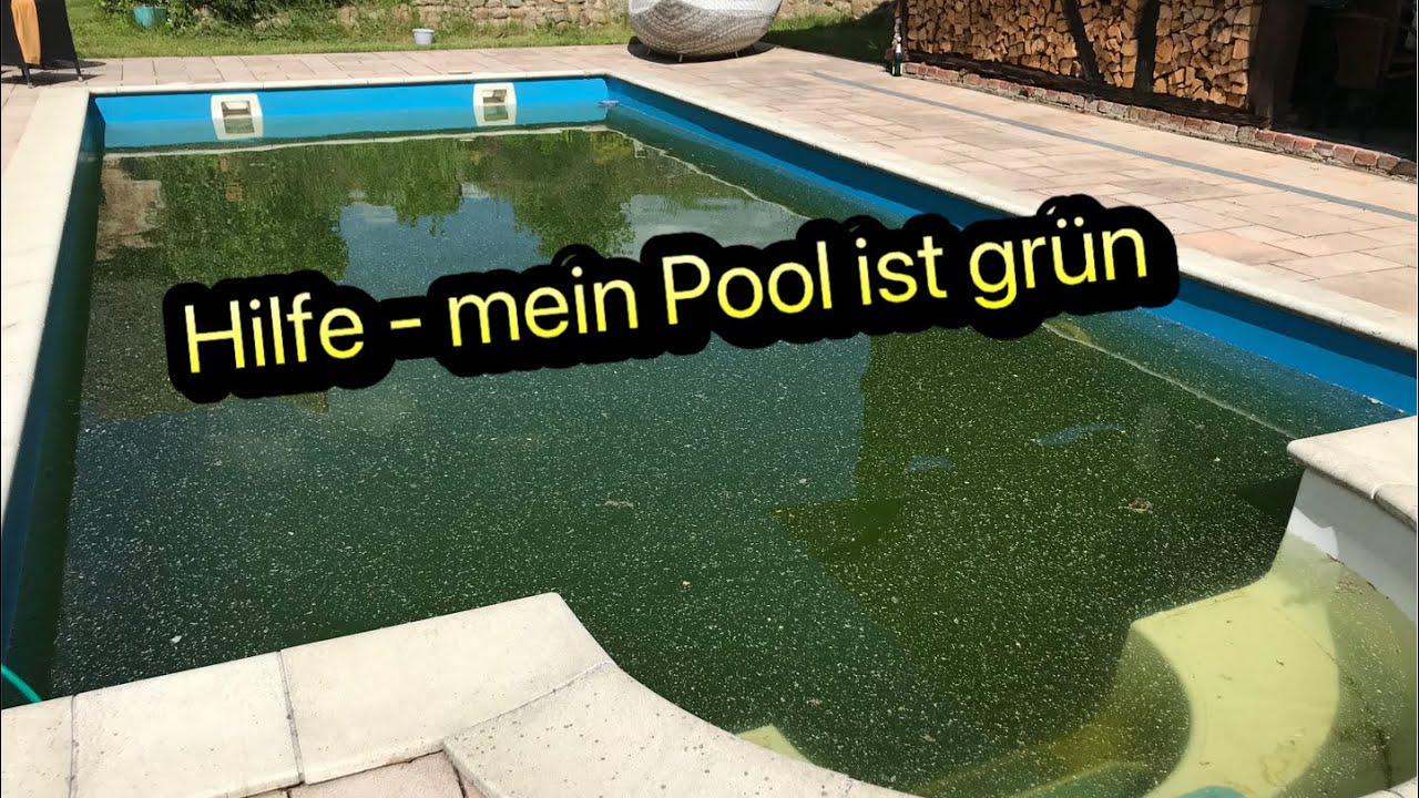 GRÜNER POOL - HILFE 😱 - was muss ich machen ??? - das Tutorial als VLOG leicht erklärt