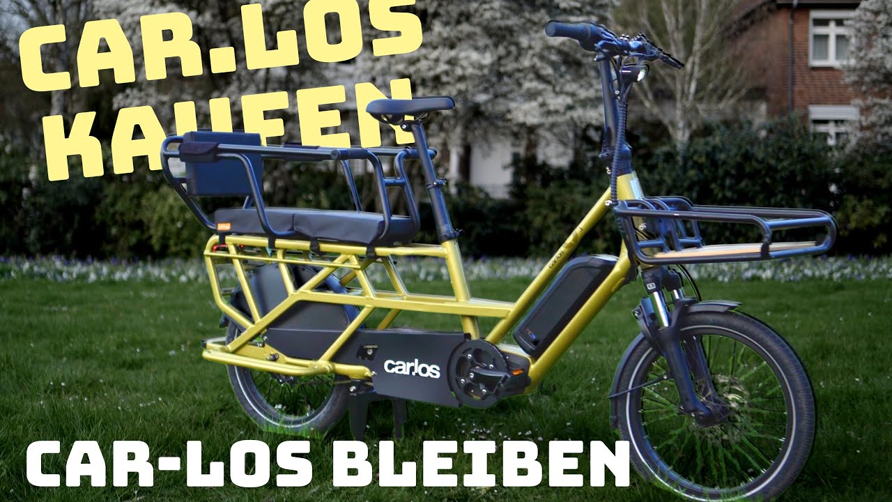 ERSETZT das AUTO schon im Namen - CARLOS C.1 E-Bike Longtail