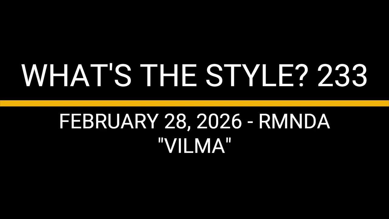 WHAT'S THE STYLE 233 - VILMA
