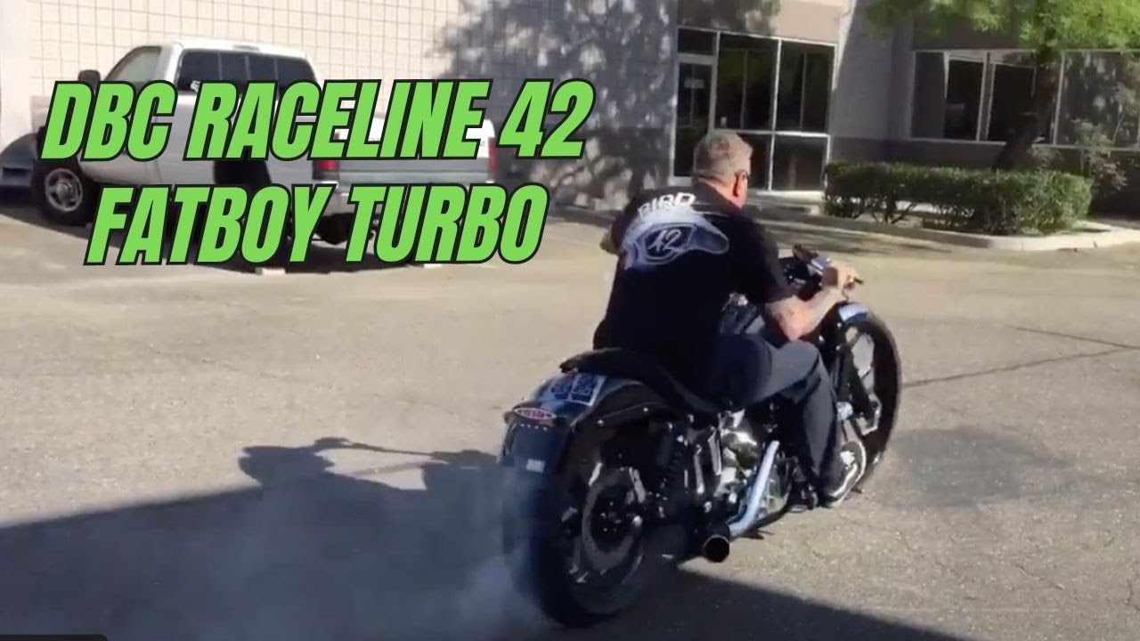 John on a 42 FAT BOY TURBO - Race Line