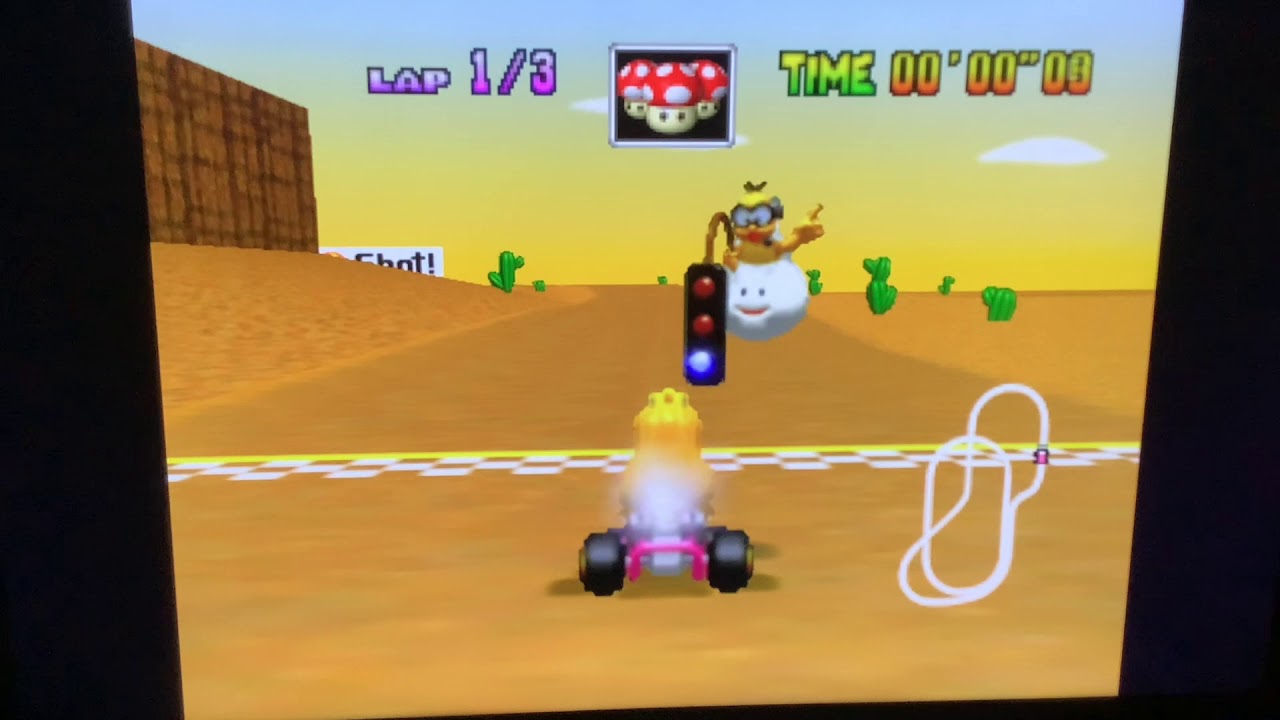 Mario Kart 7 Retro Tracks in the Original Form