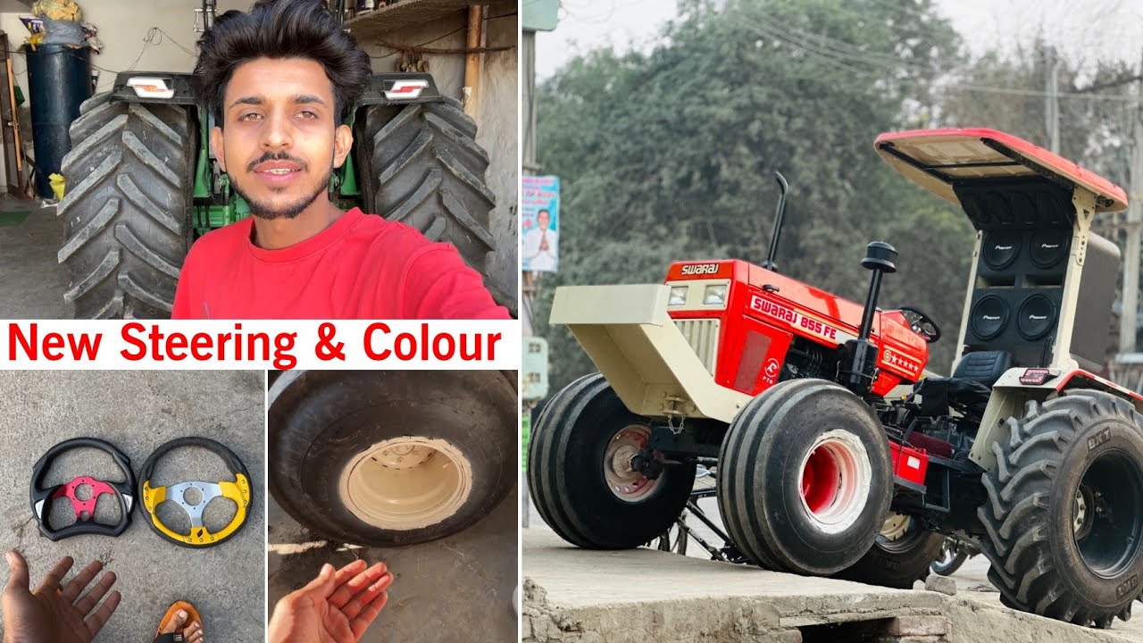 Original Painte होने के बाद दिल खुश हो गया || New Steering || Swaraj 855