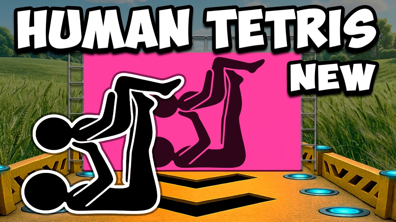 HUMAN TETRIS | BUTTERFLY RESCUE 🌸 | Immersive Interactive Warm Up | CO-OP 2 Players | FULL