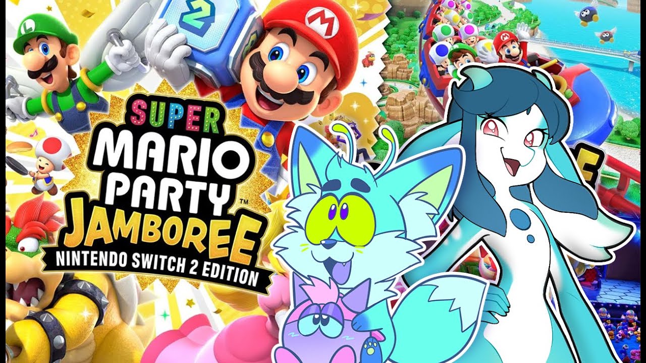Playing Mario Party with friends!!! Featuring @itstommyfox and @tropicarcade
