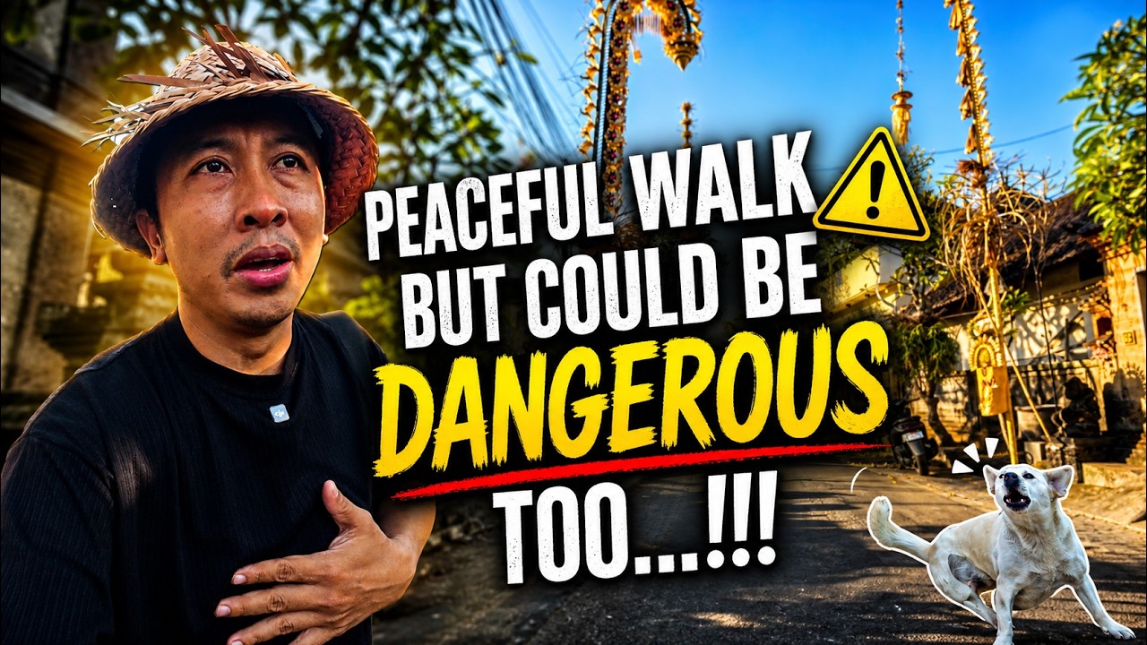 I Walked At A Beautiful Village In Ubud Bali..But You Need To Aware Of This..!!