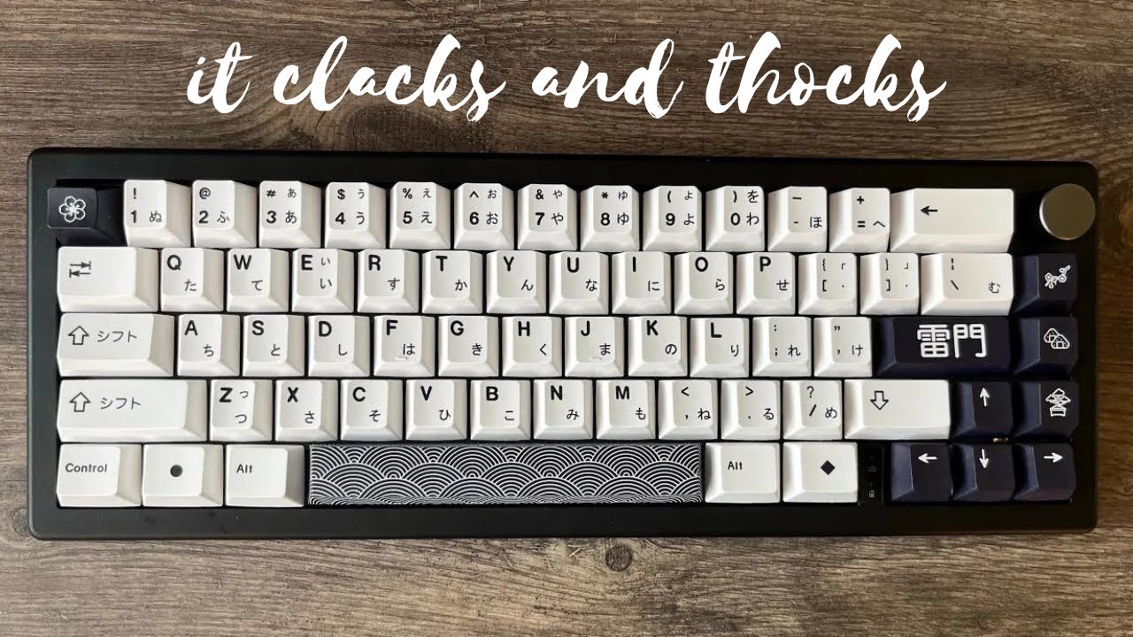 gmk67 (thocky and clacky?) | (for my friend ryan)