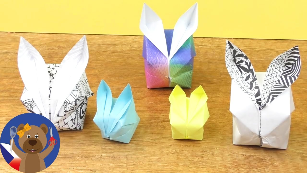VELIKONOČNÍ DEKORACE 🐇 Roztomilý zajíček DIY nápad - skládanka pro děti