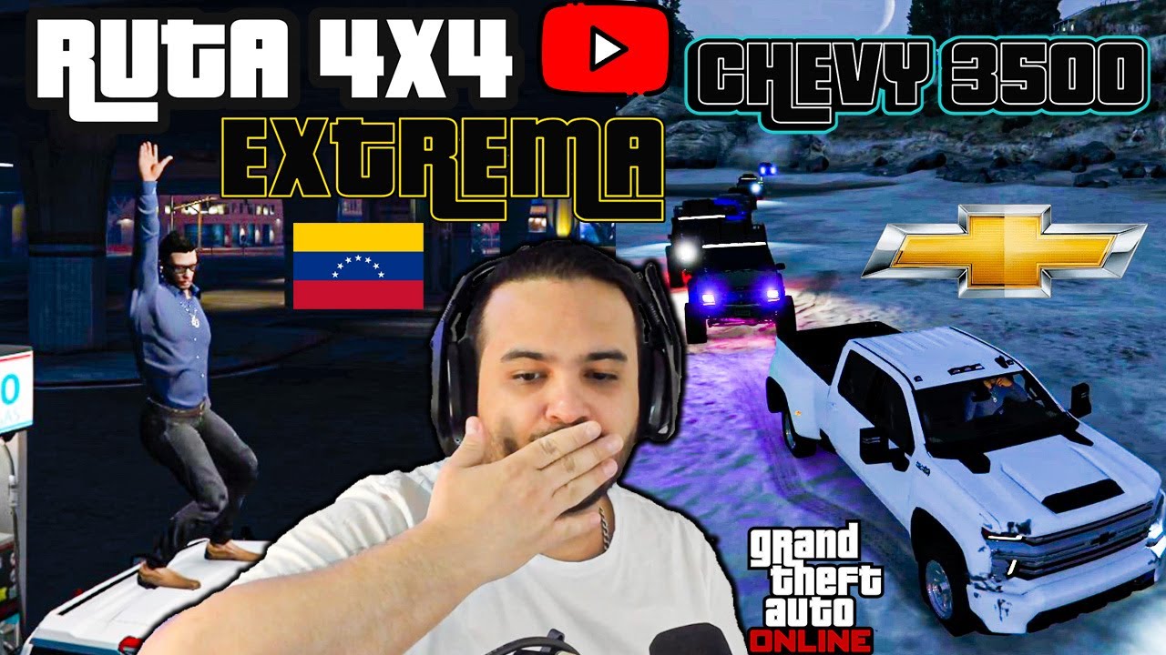🏁 RUTA EXTREMA 4X4 🏁 GTA V | Luchando contra las piedras❗️ | Venezuela  |⚠️Video NO editado ⚠️