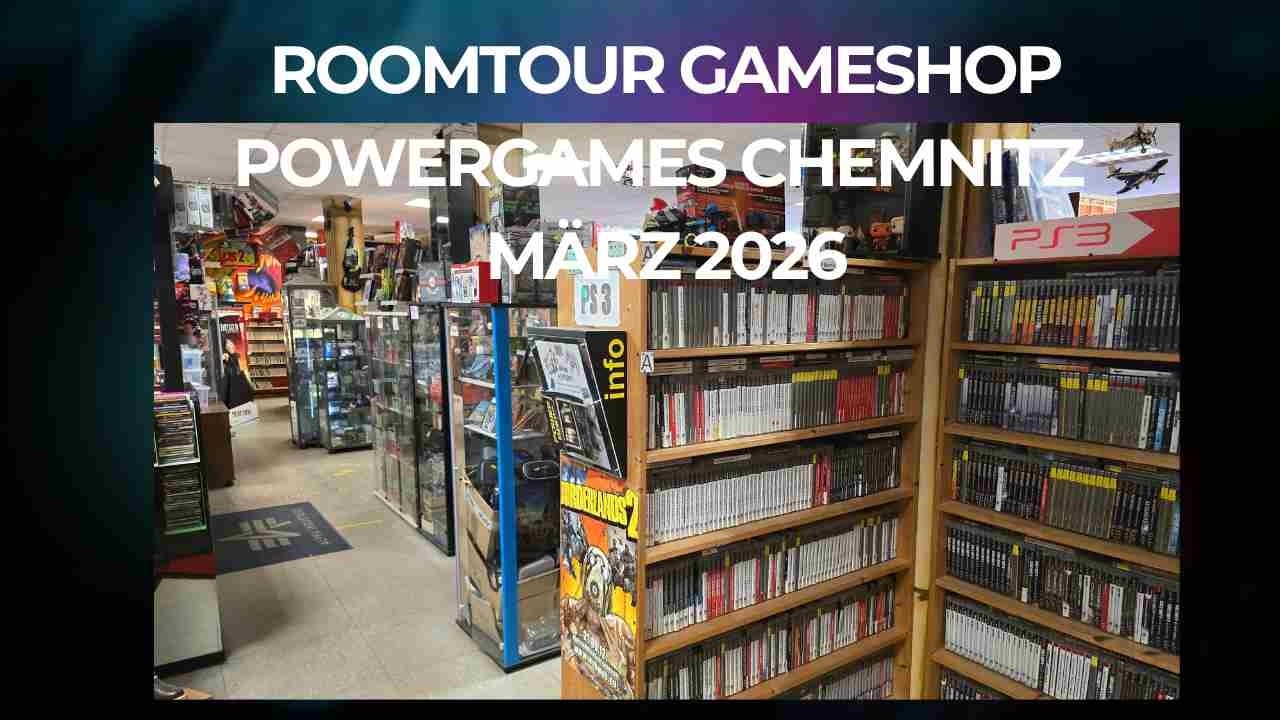 Roomtour Gameshop Powergames Chemnitz März 2026