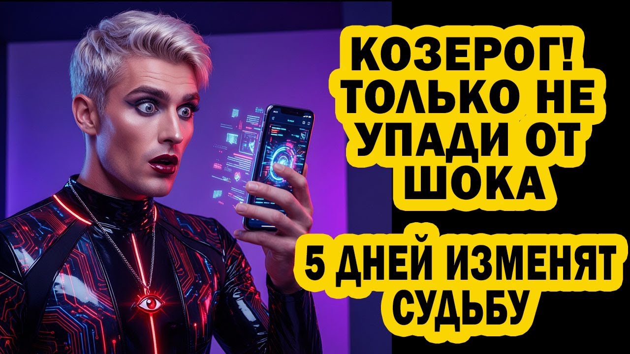 КОЗЕРОГ Готовься! Запускается Бумеранг Судьбы! 5 кармических дней перевернут жизнь с ног на голову