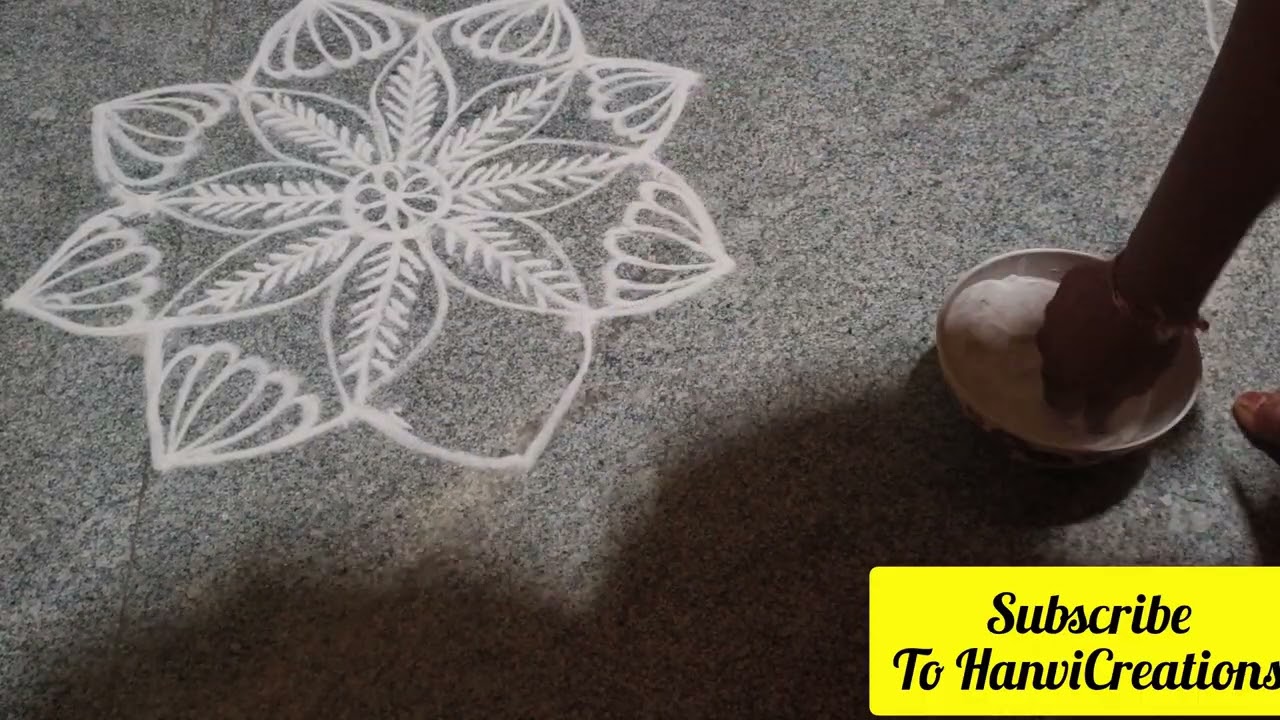 Dhanurmasam muggulu🪈day-19||geethalamuggulu || sankranti muggulu✨ ||special rangoli border designs 