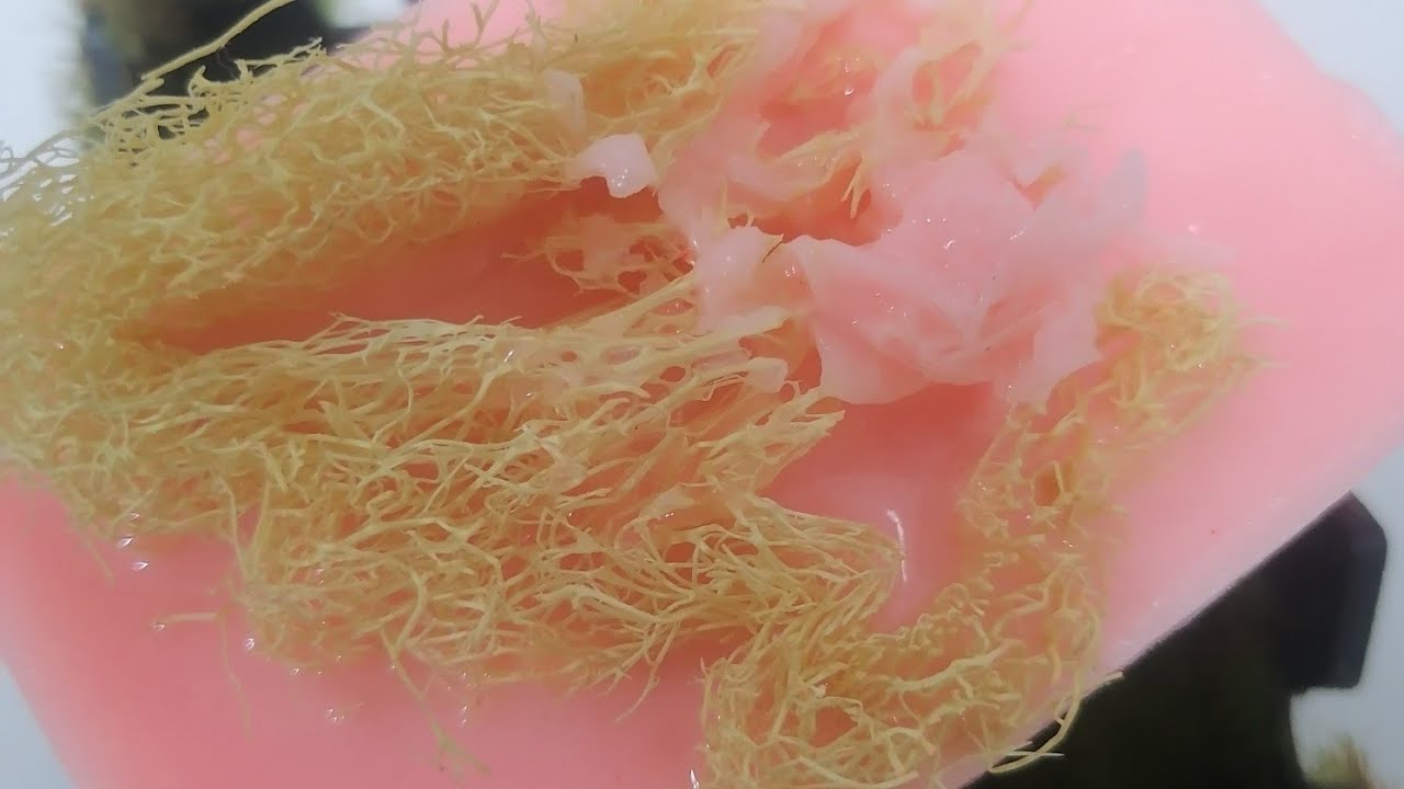 كيف نصنع صابون بالليف                  Loofah soap