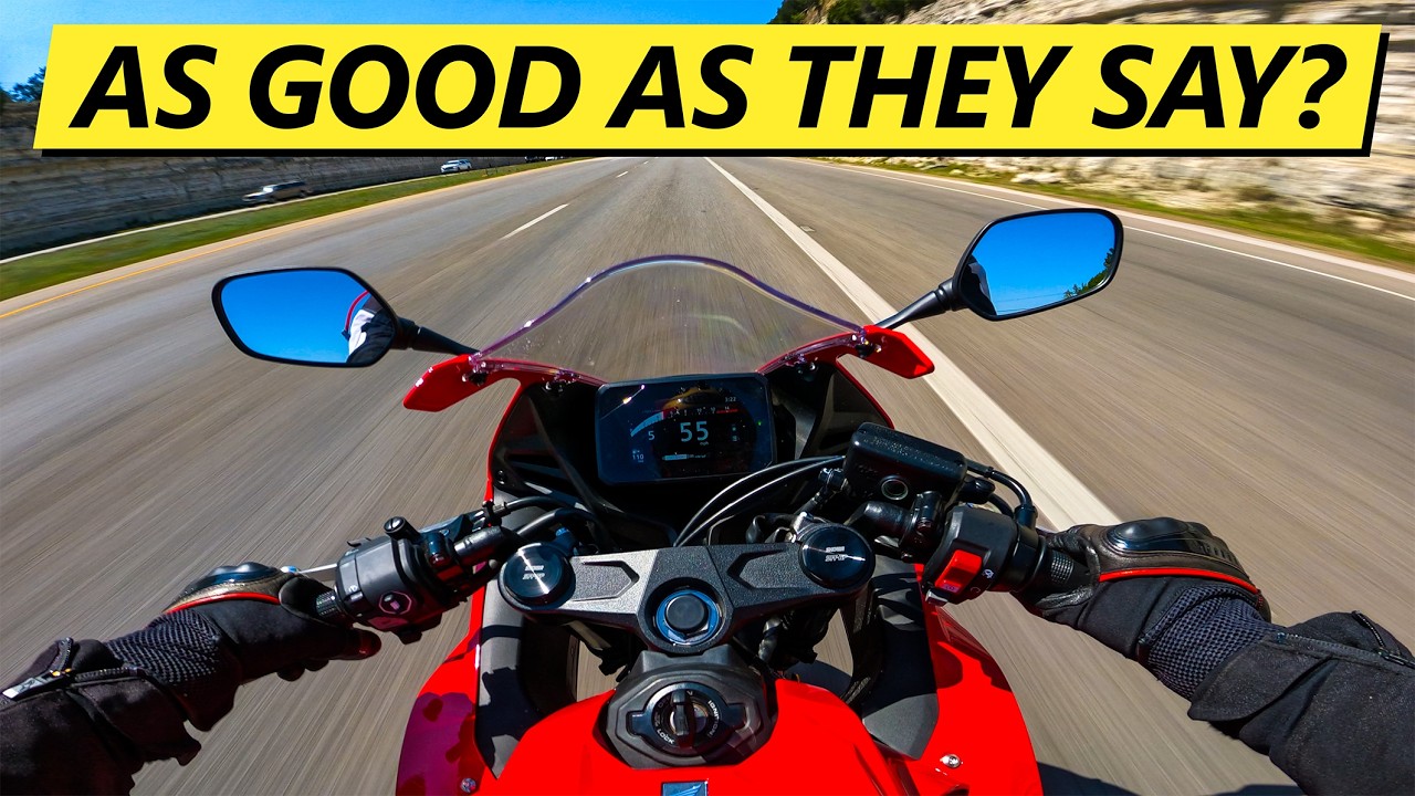 2025 Honda CBR650R First Ride and Review!