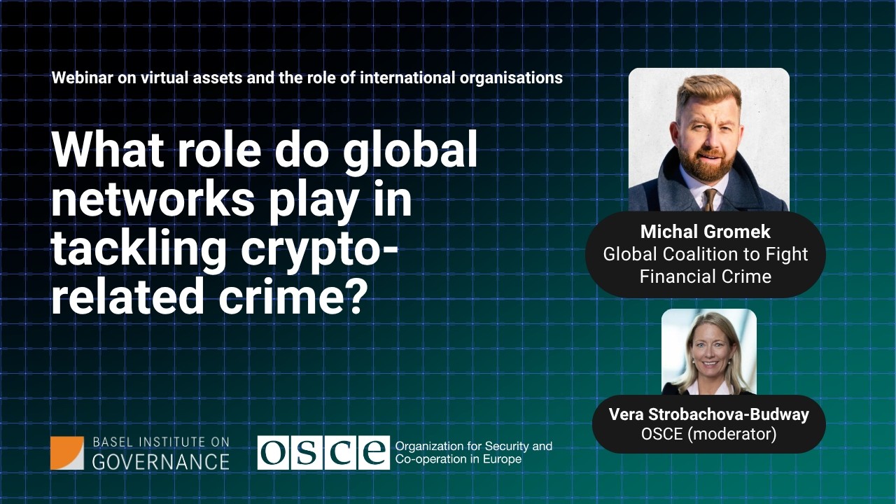 What role do global networks play in tackling crypto-related crime?