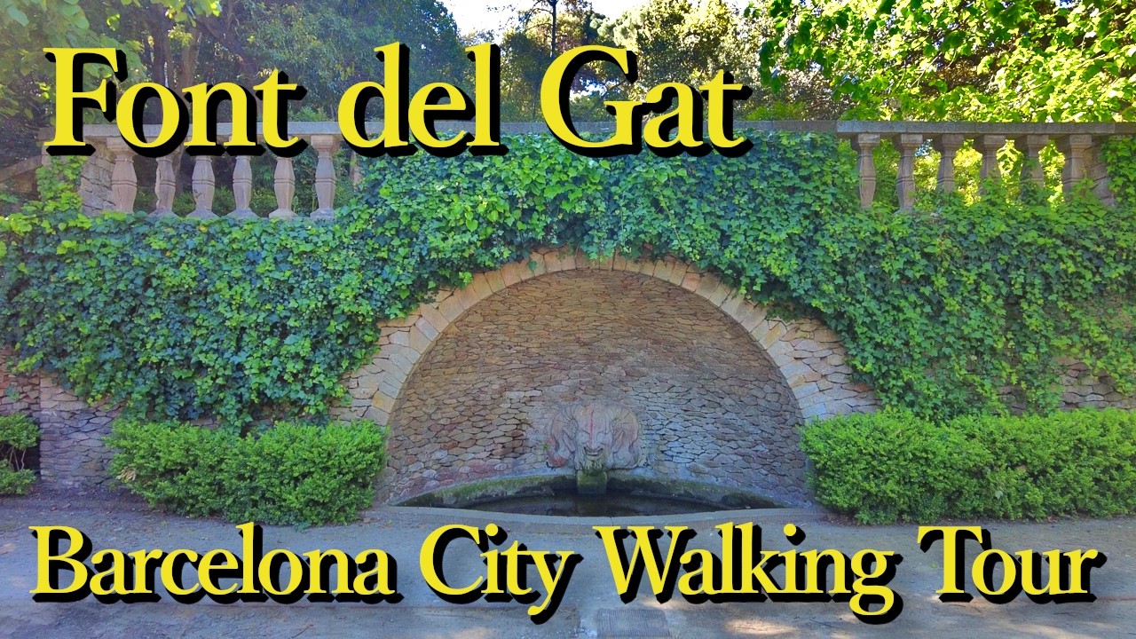 Font del Gat, Montjuïc (Barcelona, Catalonia) Spain #relaxation