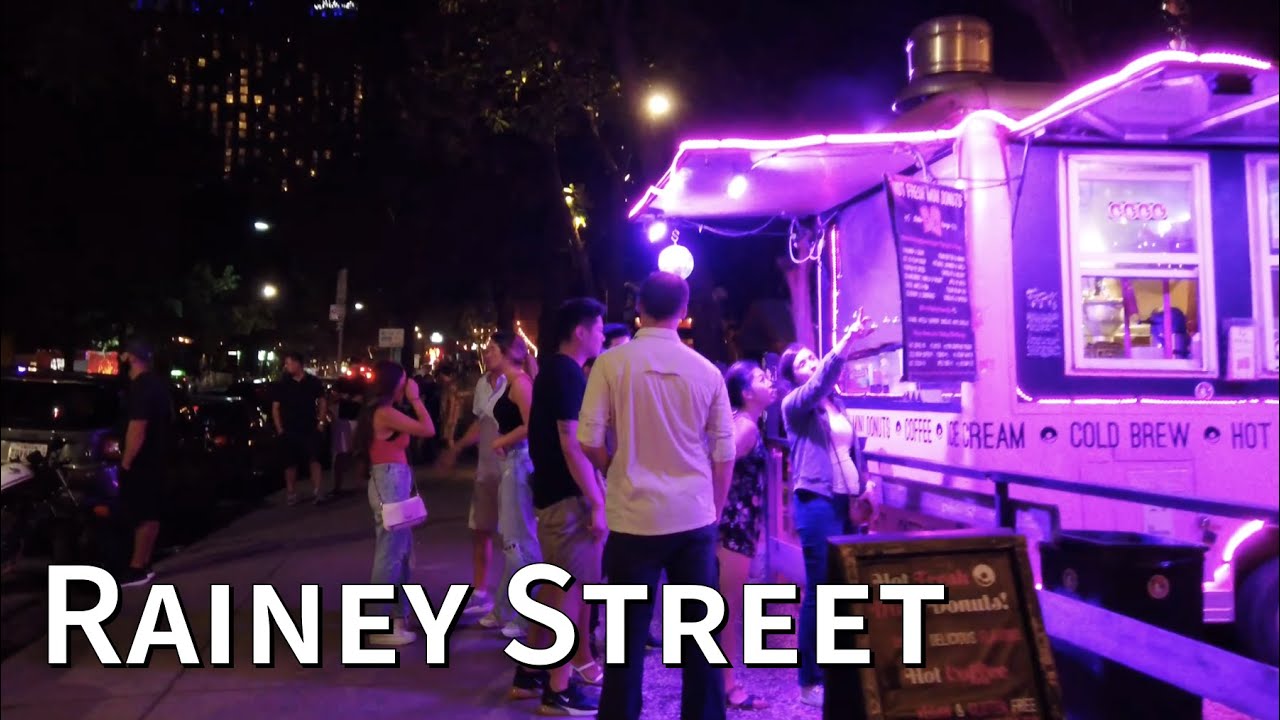 Friday Night on Rainey Street - Austin, TX